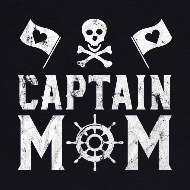 Captain Mom - Easy Halloween Costume - Funny Halloween Shirt by BKFMerch